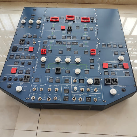 RTRHobby A32X 1:1 Scale Light Overhead Panel for MSFS 2020/2024 & Fenix A32X
