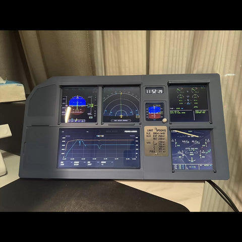 A32X A19X Mini MIP Panel with ND/PFD Display, K HUB Software, MSFS 2020/2024 & X-Plane 12 Compatible