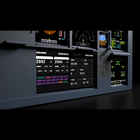 A32X A19X Mini MIP Panel with ND/PFD Display, K HUB Software, MSFS 2020/2024 & X-Plane 12 Compatible