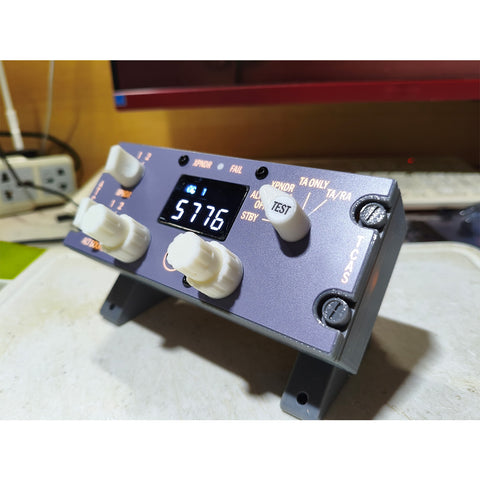 Hoowalt D203 B737 1:1 Flight Deck ATC Transponder Panel for Flight Simulator, USB Control Panel Compatible with MSFS2020, MSFS2024, X-Plane 12, ZIBO737, PMDG737