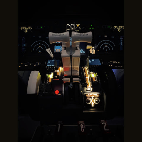 B737-800 Throttle-Quandrant for X-Plane 12, MSFS 2020/2024 - Compatible with Zibo737, PMDG737