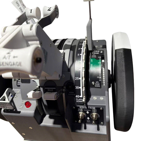B737-800 Throttle-Quandrant for X-Plane 12, MSFS 2020/2024 - Compatible with Zibo737, PMDG737