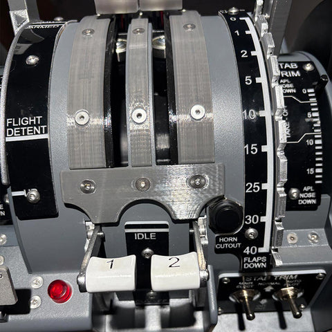 B737-800 Throttle-Quandrant for X-Plane 12, MSFS 2020/2024 - Compatible with Zibo737, PMDG737