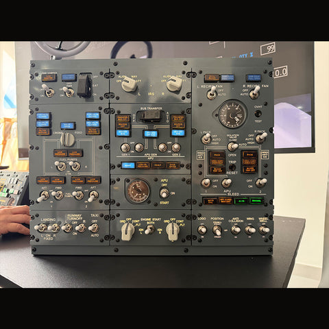 B737 FWD Overhead Flight Simulator Control Panel for MSFS 2020/2024&X-Plane&PMDG737&Zibo737