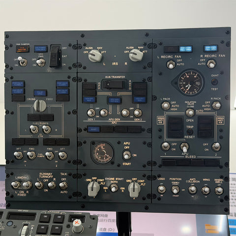 B737 FWD Overhead Flight Simulator Control Panel for MSFS 2020/2024&X-Plane&PMDG737&Zibo737