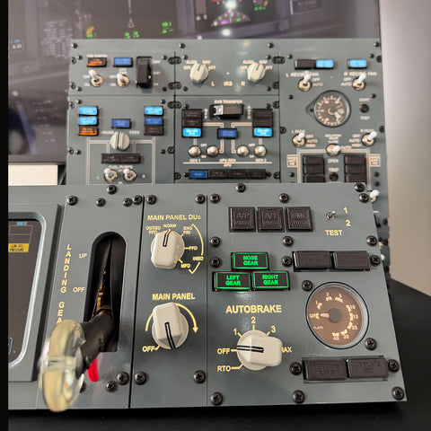 B737 FWD Overhead Flight Simulator Control Panel for MSFS 2020/2024&X-Plane&PMDG737&Zibo737