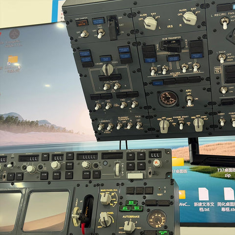 B737 FWD Overhead Flight Simulator Control Panel for MSFS 2020/2024&X-Plane&PMDG737&Zibo737