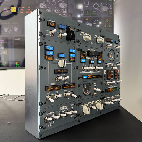 B737 FWD Overhead Flight Simulator Control Panel for MSFS 2020/2024&X-Plane&PMDG737&Zibo737