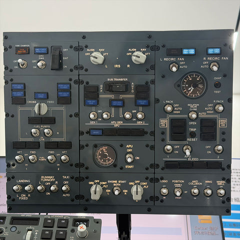 B737 FWD Overhead Flight Simulator Control Panel for MSFS 2020/2024&X-Plane&PMDG737&Zibo737