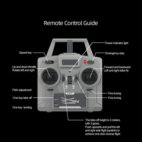 C180 1/25 Scale RC Helicopter 2.4G 6CH Single Rotor Flybarless, Barometer + TOF LiDAR Altitude Hold, Optical Flow Positioning, One-Key Inverted Flight & Takeoff/Landing, with Missile Rack (RTF Version)