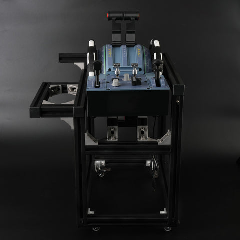 Hoowalt D107 V2 A32X A31X A19X Motorized Throttle-Quadrant with Adjustable Damping for Flight Sim - Backlit, Full Range Motion, Compatible with MSFS2020/2024, X-Plane, Fenix, FBW, toliss - Windows Home Cockpit Panel