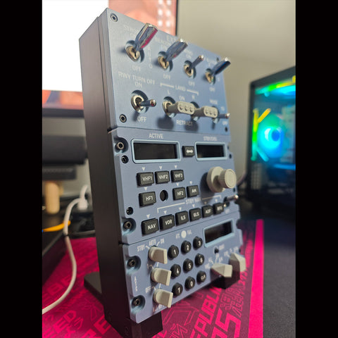 Hoowalt D109 All-in-One A32X Home Cockpit Panel - Integrated RMP+Lighting+ATC for Windows MSFS2020/2024, X-Plane 12 (Fenix, FBW, Toliss)