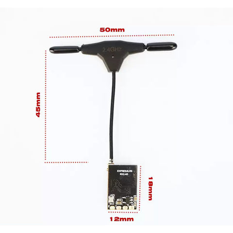 ELRS 2.4GHz Receiver, CRSF Protocol, Firmware v3.3.0