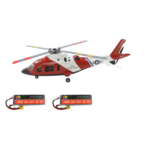 FL500 A109 500-Class 2.4G 6CH Scale RC Helicopter Model with FLISHRC L7 Flight Controller and 4-Mode Positioning GPS
