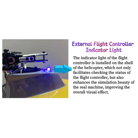 FL500 AH-64 Apache 500-Class Scale RC Helicopter with FLISHRC L7 Flight Controller & 4-Mode GPS Positioning (RTF)