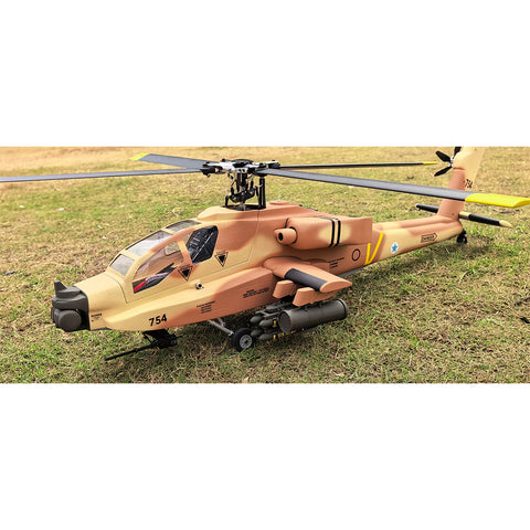 FL500 AH-64 Apache 500-Class Scale RC Helicopter with FLISHRC L7 Flight Controller & 4-Mode GPS Positioning (RTF)