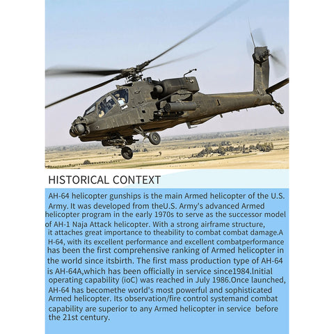 FL500 AH-64 Apache 500-Class Scale RC Helicopter with FLISHRC L7 Flight Controller & 4-Mode GPS Positioning (RTF)