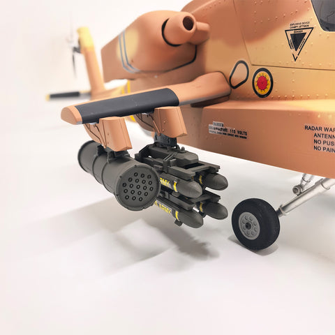 FL500 AH-64 Apache 500-Class Scale RC Helicopter with FLISHRC L7 Flight Controller & 4-Mode GPS Positioning (RTF)