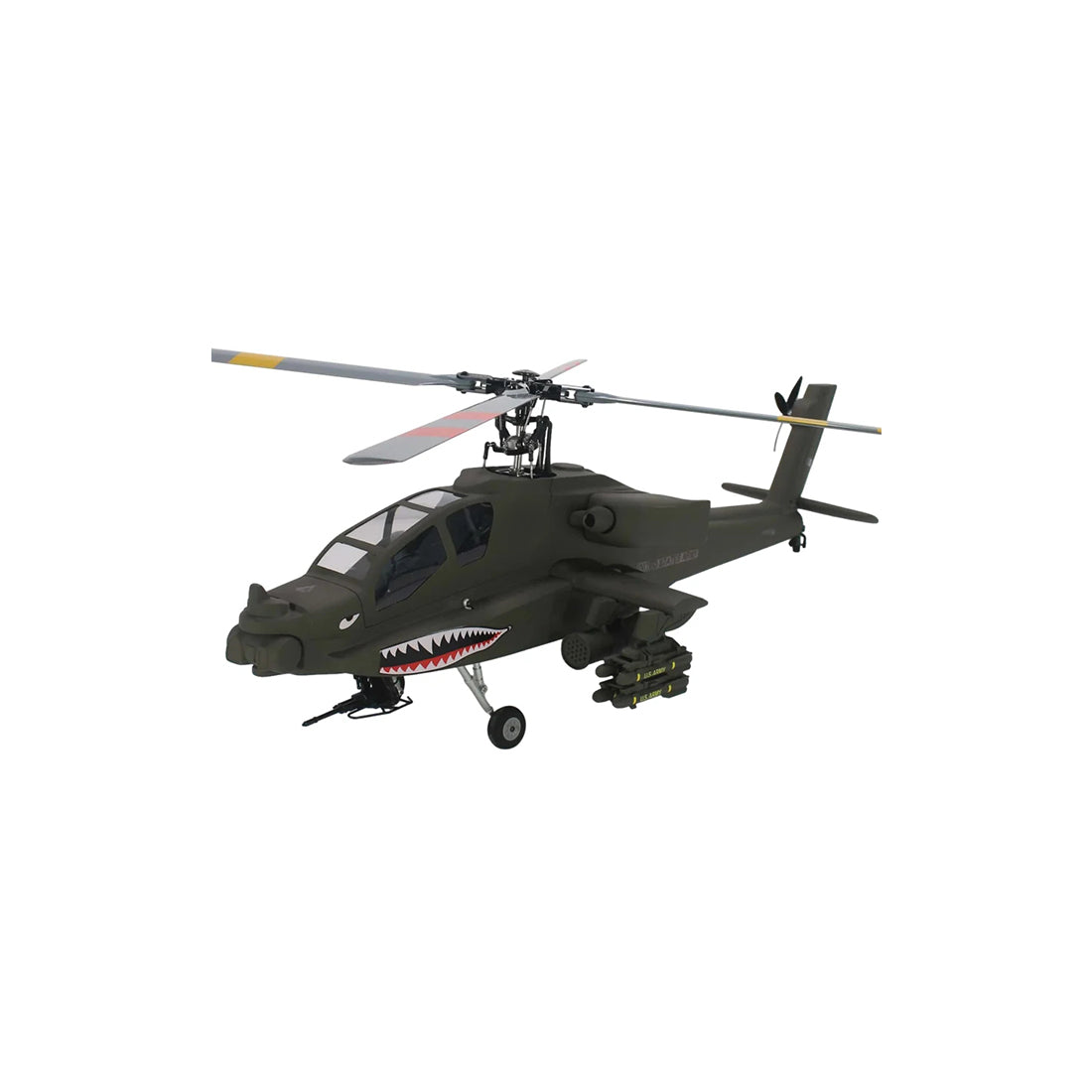 FL500 AH-64 Apache 500-Class Scale RC Helicopter with FLISHRC L7 Flight Controller & 4-Mode GPS Positioning (RTF)