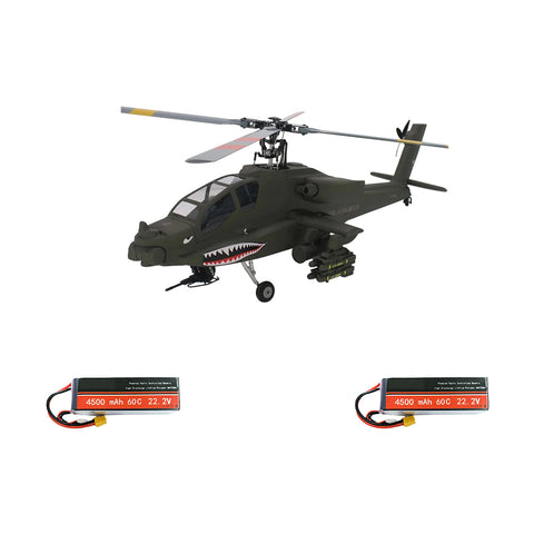FL500 AH-64 Apache 500-Class Scale RC Helicopter with FLISHRC L7 Flight Controller & 4-Mode GPS Positioning (RTF)