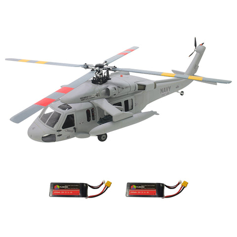 FL500 SH-60 500-Class 2.4G 6CH Scale RC Helicopter Model with FLISHRC L7 Flight Controller, 4-Mode Positioning GPS, Realistic Cockpit (RTF Version)
