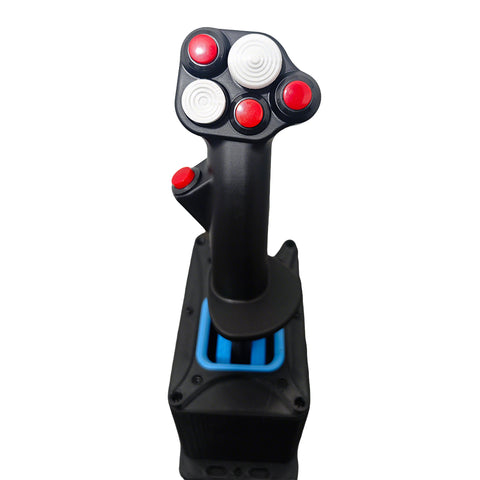Flight Simulator Joystick, USB Plug & Play, Compatible with MSFS, X-Plane & Major Flight Sim Platforms