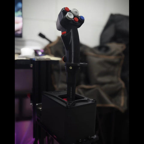 Flight Simulator Joystick, USB Plug & Play, Compatible with MSFS, X-Plane & Major Flight Sim Platforms