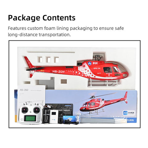 FLYWING AS350 470-Class Scale RC Helicopter with GPS & ACE FC (RTF)