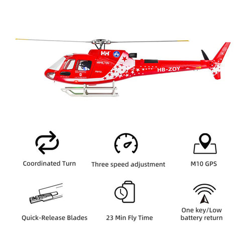 FLYWING AS350 470-Class Scale RC Helicopter with GPS & ACE FC (RTF)