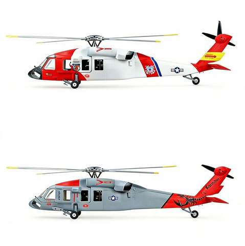 FLYWING MH-60 2.4G 6CH 470-Class Military RC Helicopter with ACE Flight Controller, GPS Positioning & Left/Right-Hand Control (RTF Version)