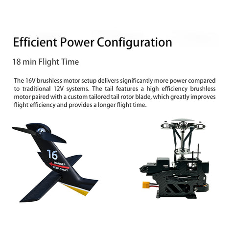 FLYWING UH-60L Black Hawk 470-Class RC Military Helicopter, 2.4G 6CH with ACE Flight Controller, GPS Positioning & Quick-Release 4-Rotor System (RTF Version)