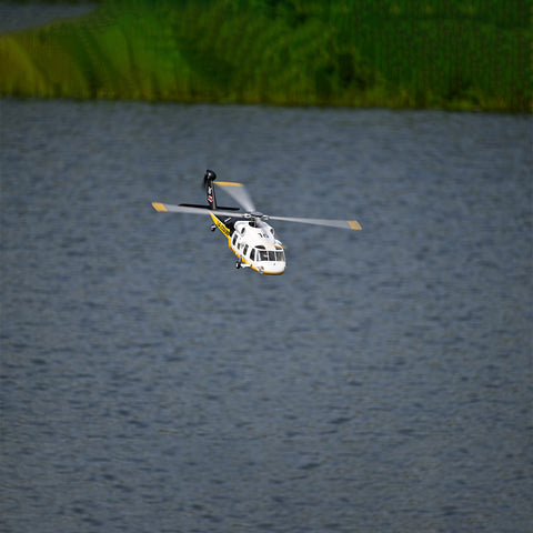 FLYWING UH-60L Black Hawk 470-Class RC Military Helicopter, 2.4G 6CH with ACE Flight Controller, GPS Positioning & Quick-Release 4-Rotor System (RTF Version)