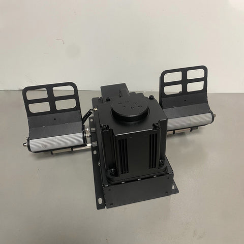 Force Feedback Rudder Pedals, All-Metal Flight Simulator Pedals with Dual Load Cell Linear Brakes, Compatible with DCS, X-Plane 11/12, MSFS 2020/2024