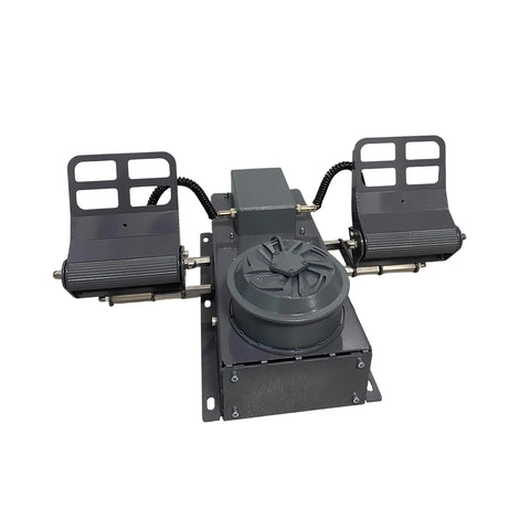 Force Feedback Rudder Pedals, All-Metal Flight Simulator Pedals with Dual Load Cell Linear Brakes, Compatible with DCS, X-Plane 11/12, MSFS 2020/2024