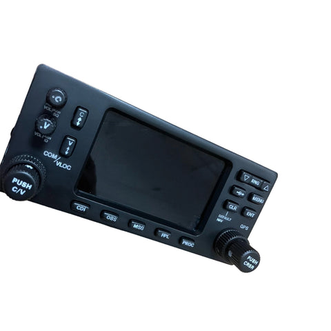 GNS-430 Style GPS Avionics Panel, CNC Resin Finish with 4" Display, Dual Encoder Controls, Flight Simulator Hardware for MSFS 2024/2020 & X-Plane 12