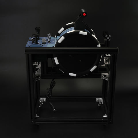 Hoowalt D107 V2 A32X A31X A19X Motorized Throttle-Quadrant with Adjustable Damping for Flight Sim - Backlit, Full Range Motion, Compatible with MSFS2020/2024, X-Plane, Fenix, FBW, toliss - Windows Home Cockpit Panel