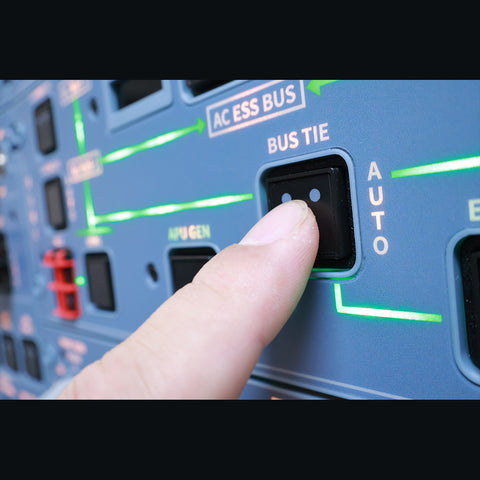 Hoowalt D111 A32X 1/1 Scale Light OVHD OVERHEAD Panel HOME Setup (Pre-sale)