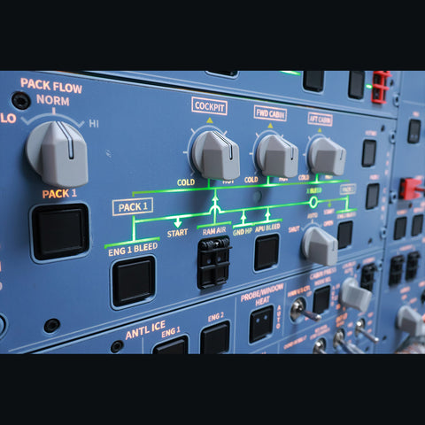 Hoowalt D111 A32X 1/1 Scale Light OVHD OVERHEAD Panel HOME Setup (Pre-sale)