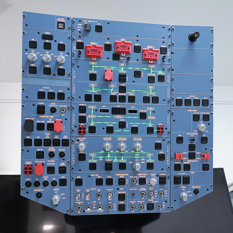 Hoowalt D111 A32X 1/1 Scale Light OVHD OVERHEAD Panel HOME Setup (Pre-sale)