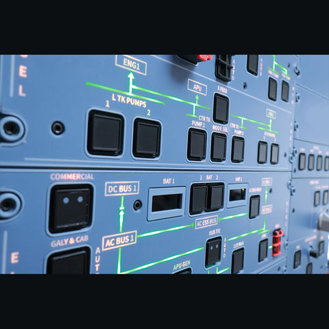 Hoowalt D111 A32X 1/1 Scale Light OVHD OVERHEAD Panel HOME Setup (Pre-sale)