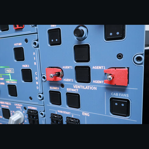 Hoowalt D111 A32X 1/1 Scale Light OVHD OVERHEAD Panel HOME Setup (Pre-sale)