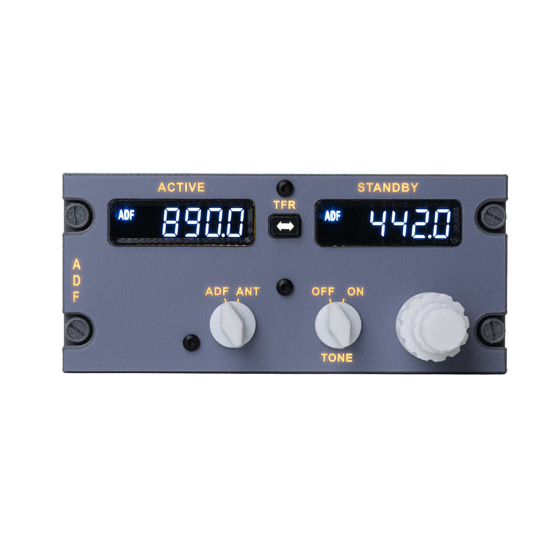 Hoowalt D204 B737 1:1 ADF Panel with Digital Display & Tactile Controls, Compatible with MSFS 2020/2024, X-Plane 12, Zibo 737 & PMDG 737