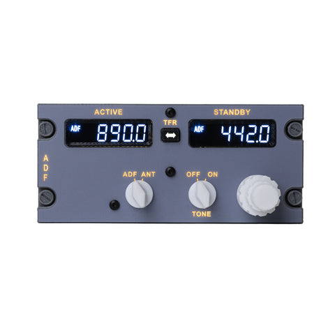 Hoowalt D204 B737 1:1 ADF Panel with Digital Display & Tactile Controls, Compatible with MSFS 2020/2024, X-Plane 12, Zibo 737 & PMDG 737