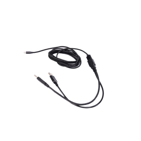 USB 3.0 Extension Cable, Dual A Male to A Female Adapter, High-Speed Data Transfer Cable with Auxiliary Power for External Hard Drives