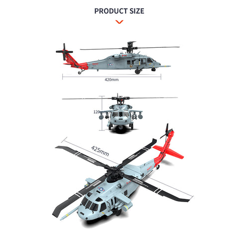 Yu Xiang F09-H 6CH Gps Flow Positioning RC Helicopter RTF | RTRhobby