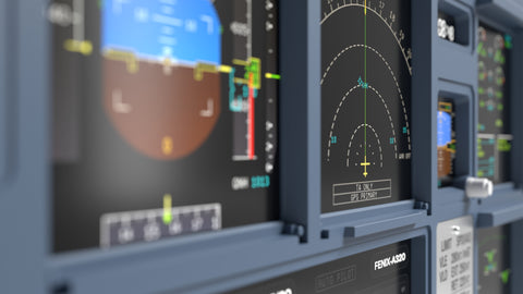 A32X A19X Mini MIP Panel with ND/PFD Display, K HUB Software, MSFS 2020/2024 & X-Plane 12 Compatible