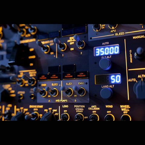 Rowsfire B107 B737 Mini Boeing OVHD OVERHEAD Panel (Pre-sale)