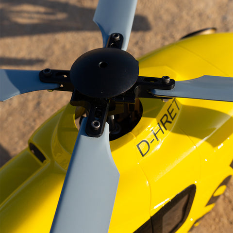 ROBAN EC135 450 Scale RC Helicopter 2.4G 6CH Realistic Four-Rotor RC Helicopter with GPS Positioning Left/Right Hand Control (RTF Version))