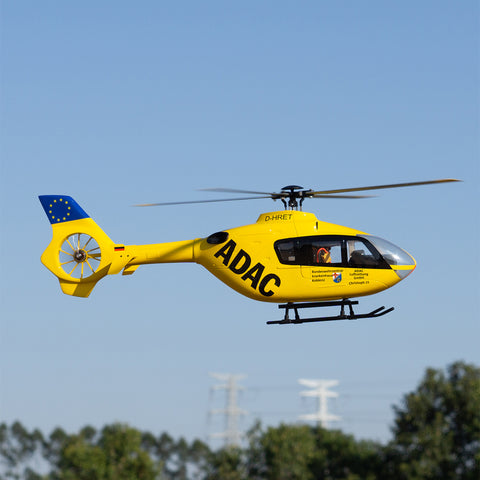 ROBAN EC135 450 Scale RC Helicopter 2.4G 6CH Realistic Four-Rotor RC Helicopter with GPS Positioning Left/Right Hand Control (RTF Version))