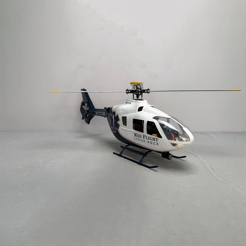 ROBAN EC135 450 Scale RC Helicopter 2.4G 6CH Realistic Four-Rotor RC Helicopter with GPS Positioning Left/Right Hand Control (RTF Version))